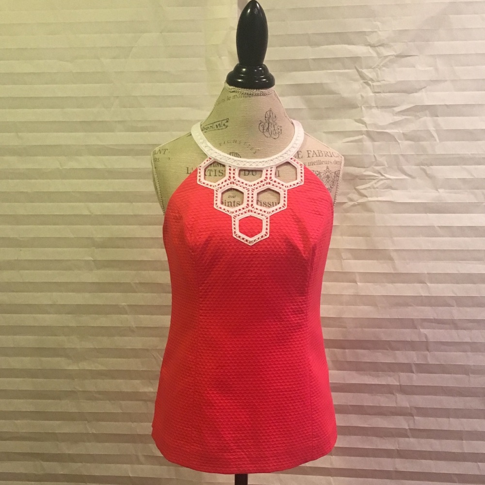 LILLY PULITZER • Annabelle Coral Tank Top